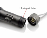 3000Lm lặn Dưới Nước CREE XM-L2 LED Đèn Pin Đèn Pin Chống Thấm Nước Nhẹ Đèn miễn phí vận chuyển siêu T6