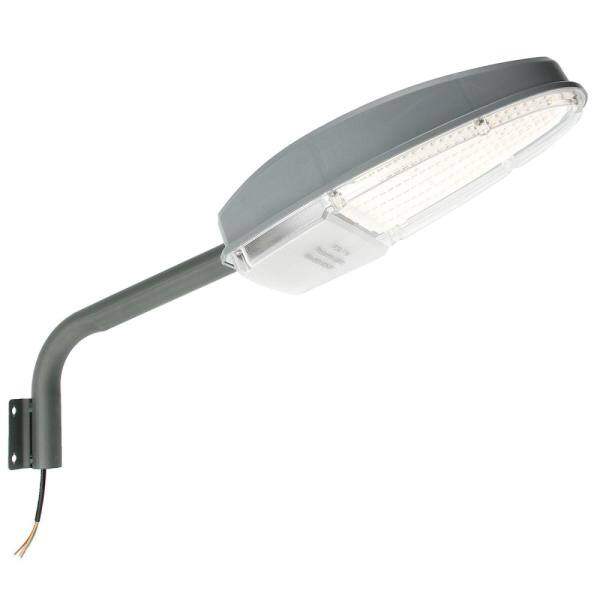 30W LED Road Street Floodlight Outdoor Garden Security Lamp With Light Sensor 3300K warm light