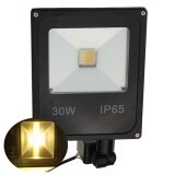 30W PIR Motion Sensor LED Flood Light IP65 Warm White Lighting