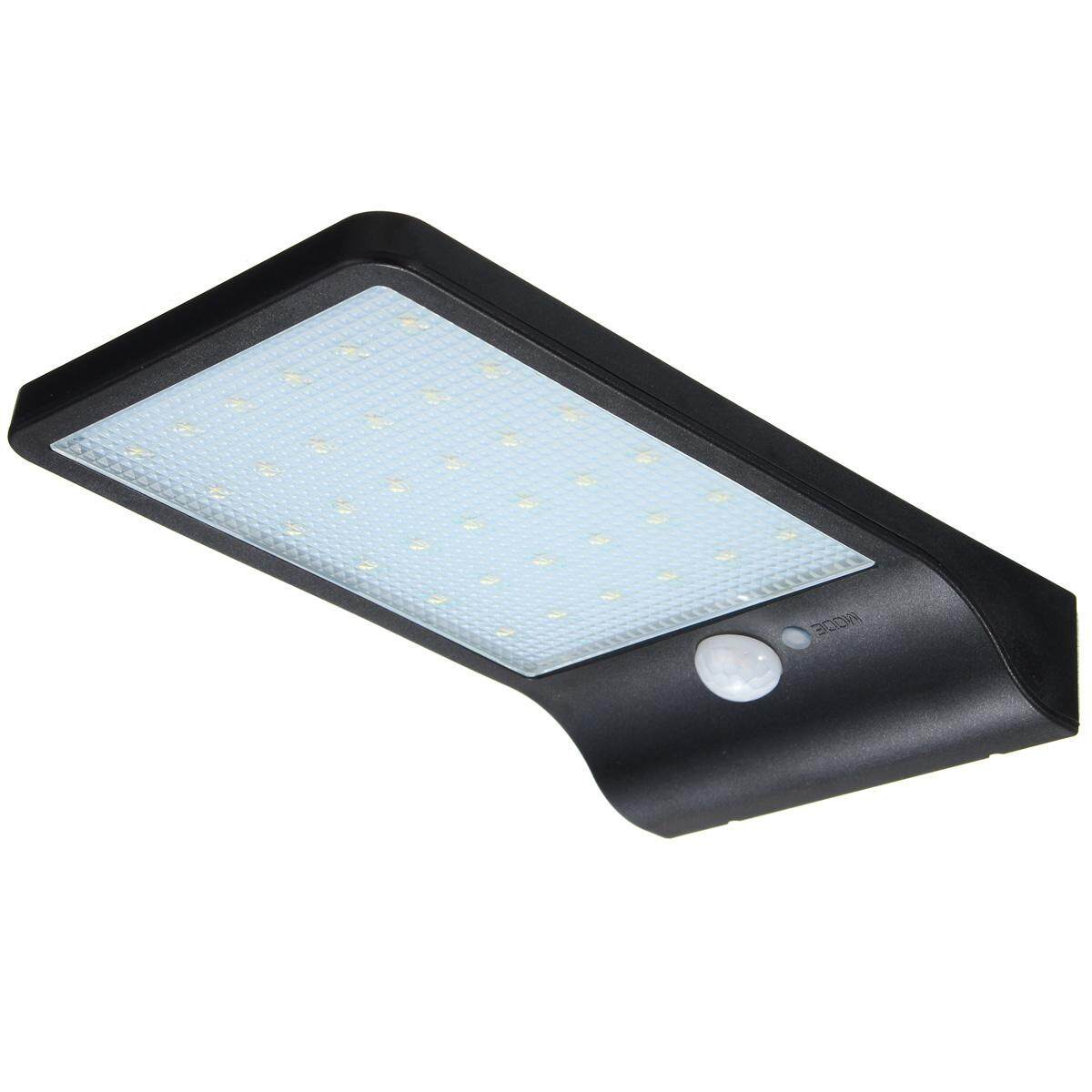 36-LED Solar Powered Motion Sensor Garden Security Lamp Outdoor Waterproof Light Black - intl