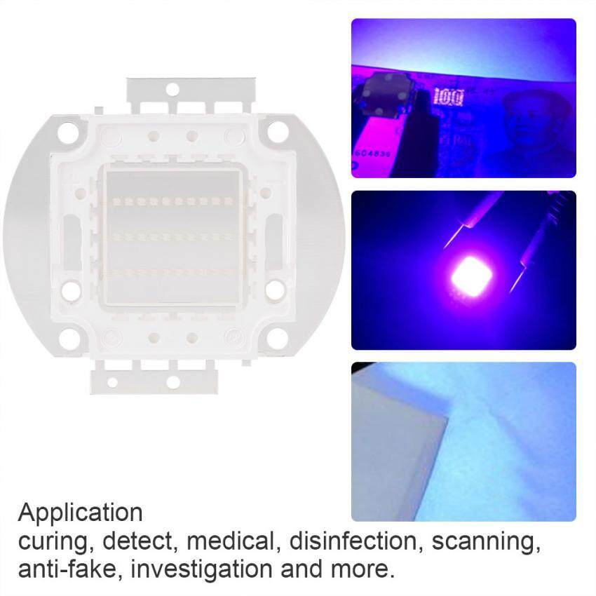 395-400Nm UV Purple LED Integrated Chips COB Ultraviolet Light Lamp Beads 30W - intl