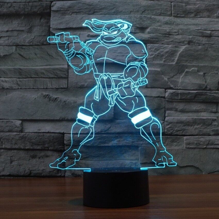 Table Lamp For Lamps S Brands Review In 3d Creative Teenage Mutant Ninja Turtles Led Light Table Lamp7color Touch Bedside Lamps Atmosphere Colorful Desk