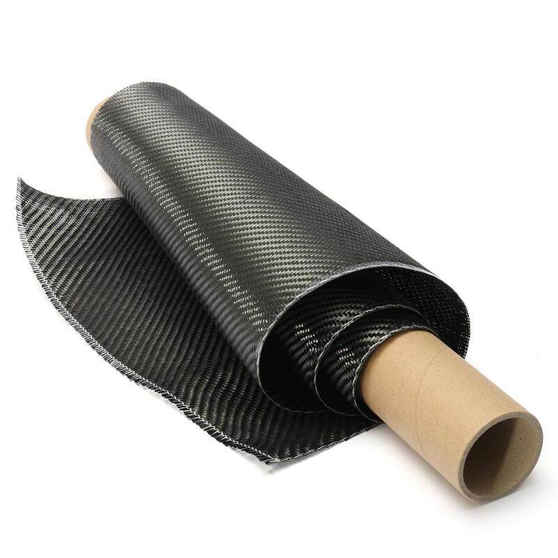 3K Carbon Fiber Fibre Cloth Tape Fabric Twill Weave Black 36 x 91cm DIY