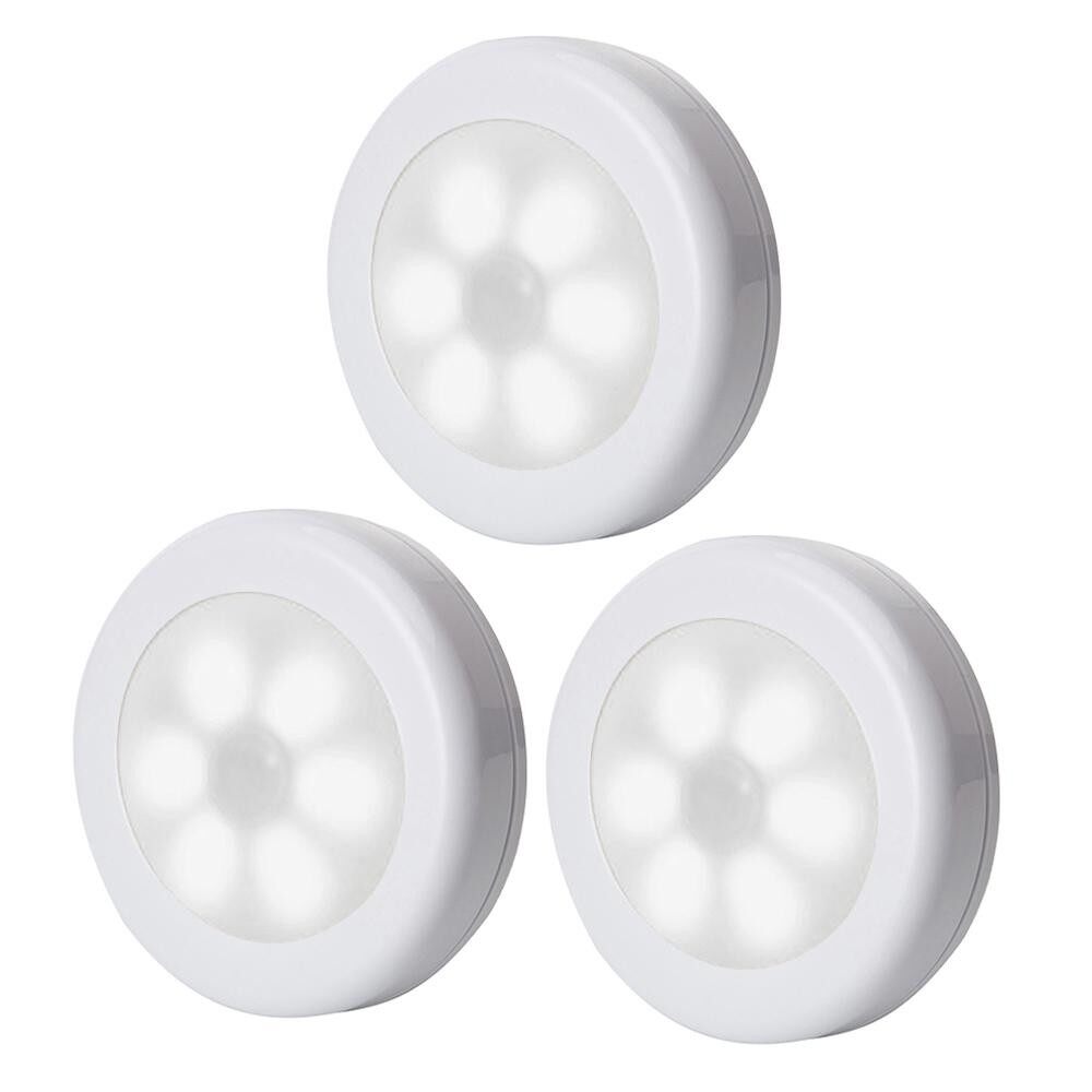 Low 3pcs 6 Led Motion Sensor Lamp Lights Pir Wireless Night 3pcs 6 Led Motion Sensor Lamp Lights