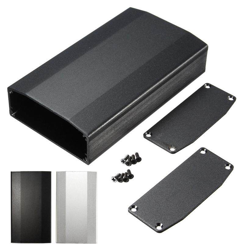 3PCS Aluminum Box Circuit Board Enclosure Case Project Electronic DIY 110*64*25.5MM Black - intl