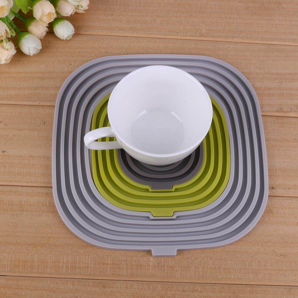 Newlifestyle 3pcs Set High Temperature Insulated Mat Pad Mats Silicone Pad Coasters(Multicolor)-A - intl(Multicolor)