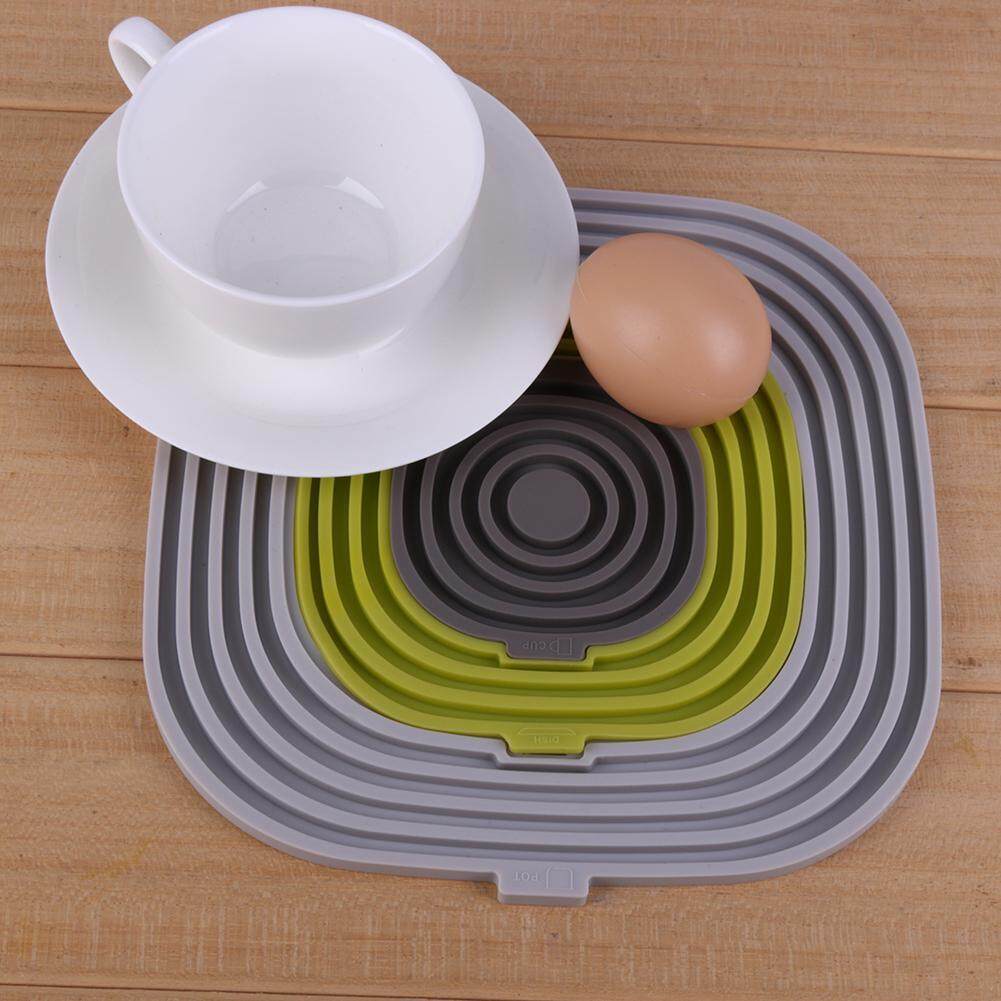 Newlifestyle 3pcs Set High Temperature Insulated Mat Pad Mats Silicone Pad Coasters(Multicolor)-A - intl(Multicolor)