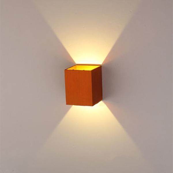 3W LED Square Wall Lamp Hall Porch Walkway Living Room Light Fixture Warm White