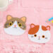 4pcs Creative Cute Cartoon Kawaii Animals Cat Kitty Pot Bowl heat Insulation Non-slip Pad Cup Holder Mat kitchen Accessory - intl