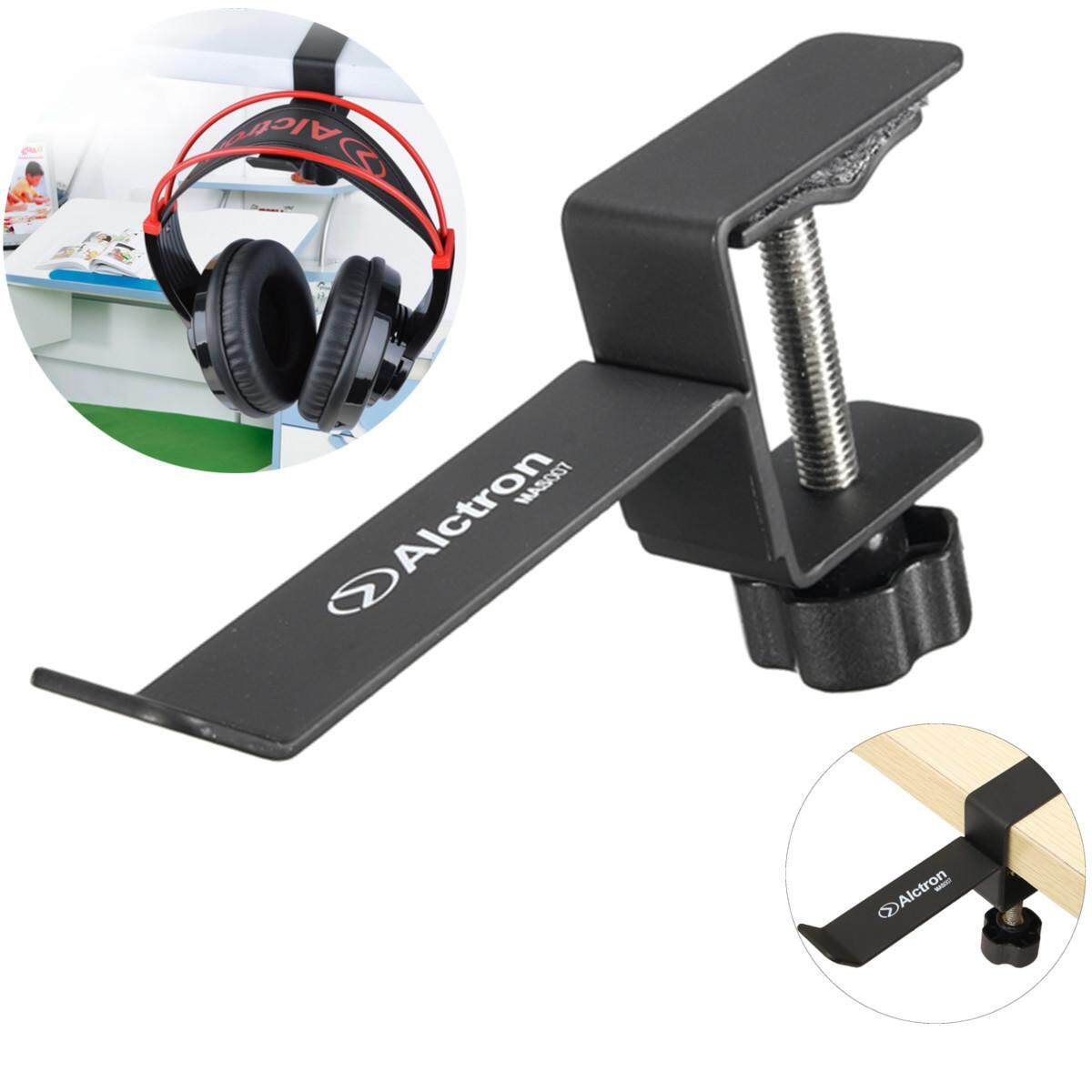 5 x ALCTRON Steel Headphone Holder Hanger Hook Headsets Earphones Clamp Clip Stand - intl
