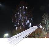 50CM Meteor Shower Rain Tube Guirlande LED Light White EU Plug