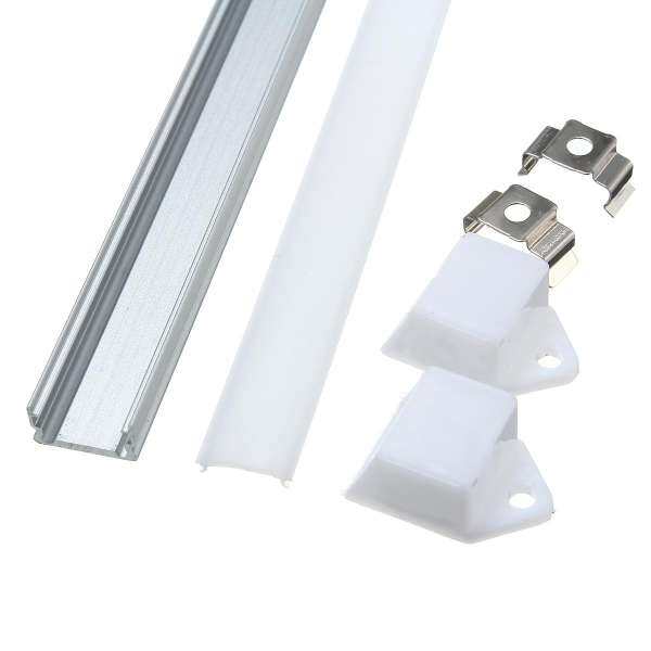 50cm U Style Aluminium Channel Holder LED Strip Light Bar Under Cabinet Lamp #1