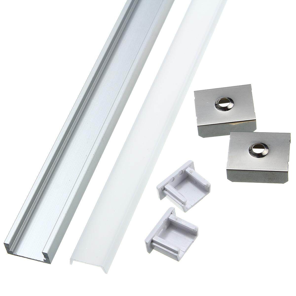 50cm U Style Aluminium Channel Holder LED Strip Light Bar Under Cabinet Lamp - intl