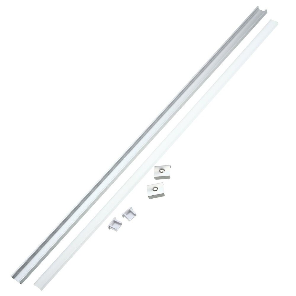 50cm U Style Aluminium Channel Holder LED Strip Light Bar Under Cabinet Lamp - intl