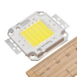 50W High Power Pure White LED COB SMD Square Chip Panel Bead Lamp Light Bulb (Intl)