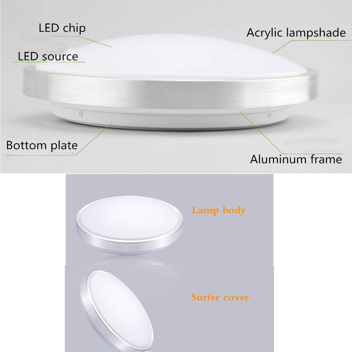 5/15/36w LED Modern Ceiling Light Bedroom Living Room Surface Mount Lamp Decor # Warm 35cm - intl