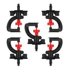 5pcs 360 Rotary G Type Micro Nozzle Sprinkler Plant Irrigation Atomizing