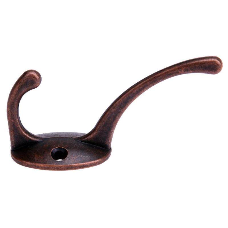 5pcs Cloth Hook Hangers Vintage Bronze Wall Hook Coat Bag Hanger for Home(Bronze)