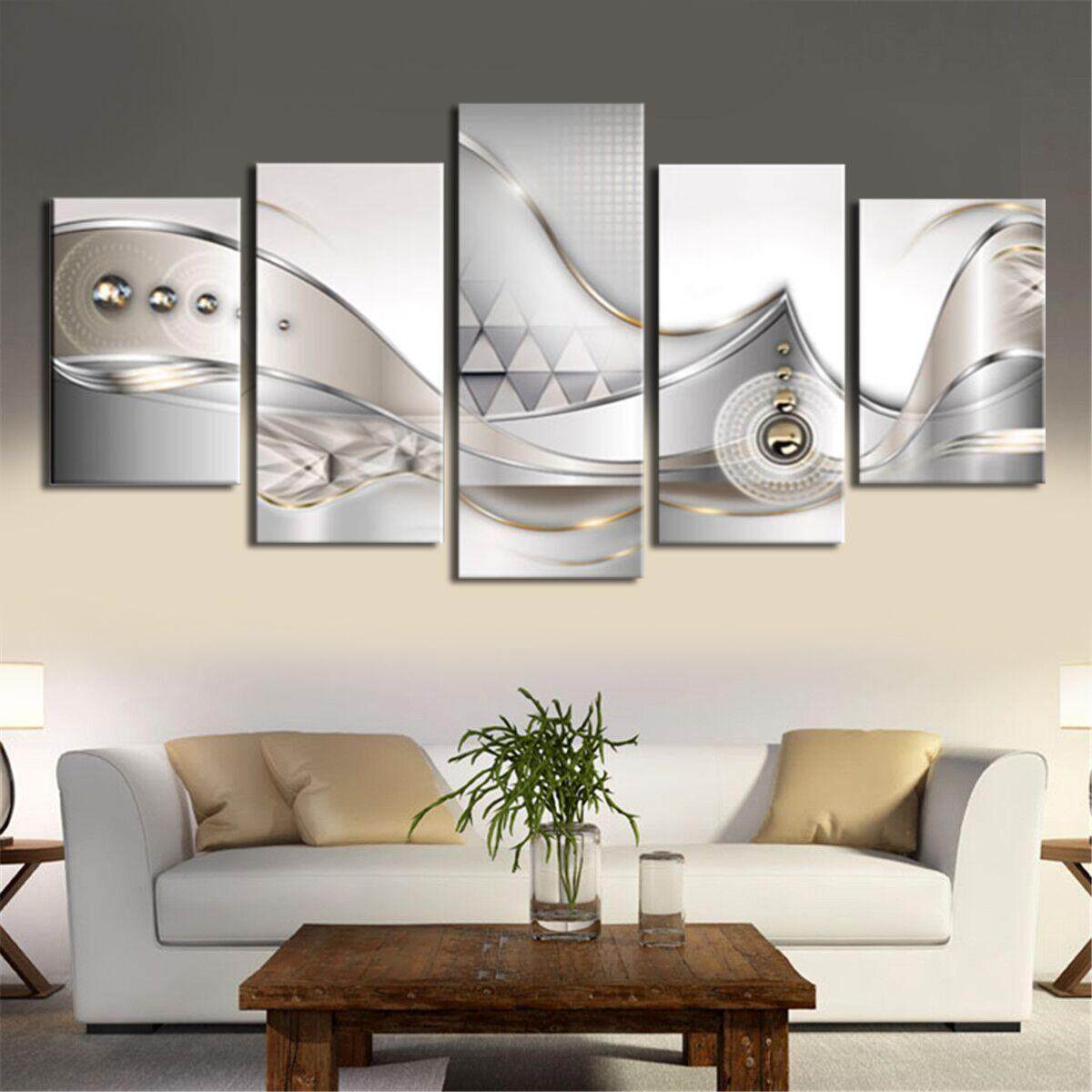 5pcs Modern Abstract Giclee Canvas Print Art Painting Picture Wall Home Decor - intl