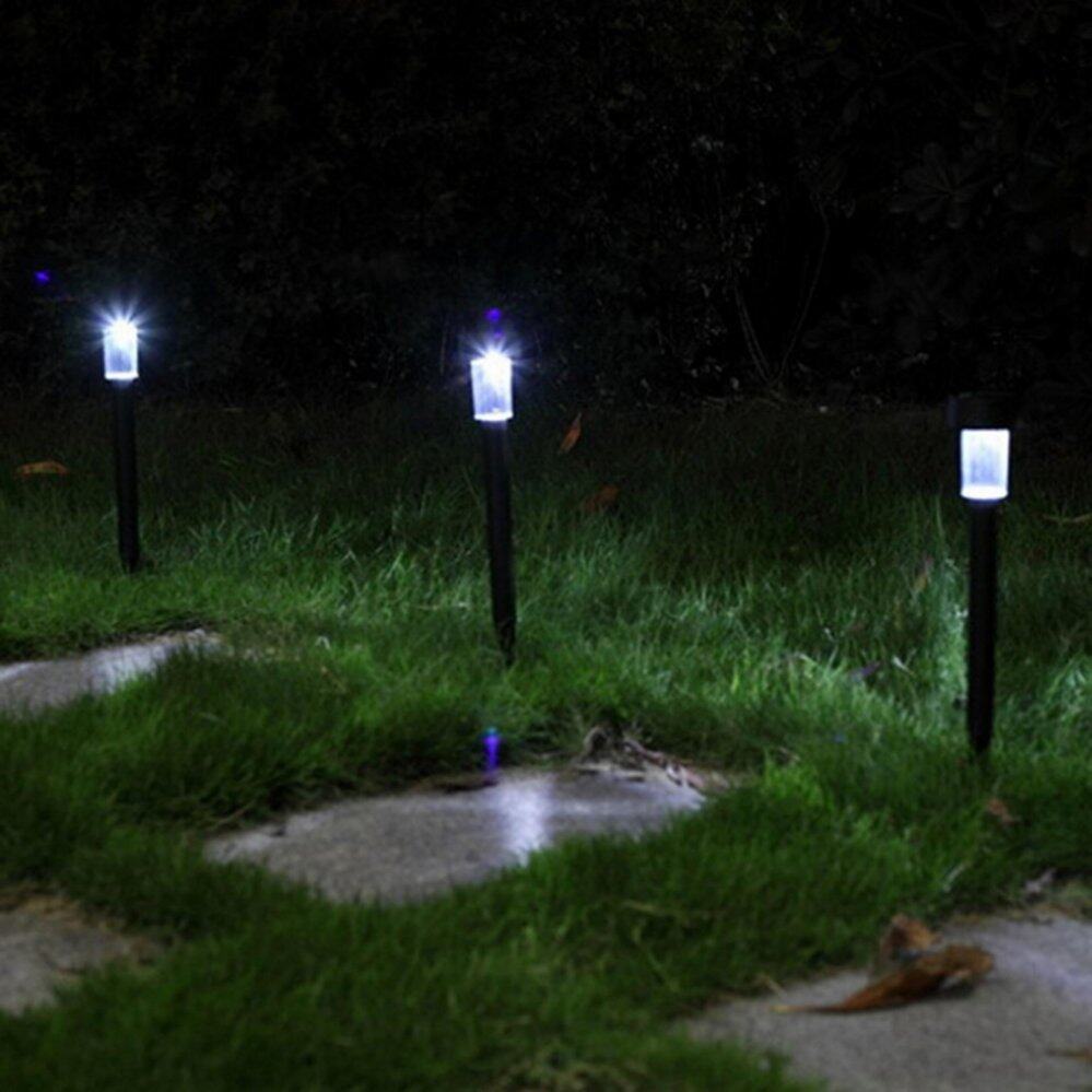 5Pcs Outdoor Garden LED Solar Landscape Path Lights Yard Lamp Fence Lights White - intl