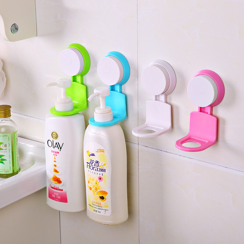 5PC/Set Toilet Strong Suction Drum Hanger Hooks Pink