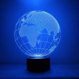 5V 3D Earth Globe Night Light 7 Colors Changing LED Table Lamp Xmas Gifts Decor