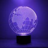 5V 3D Earth Globe Night Light 7 Colors Changing LED Table Lamp Xmas Gifts Decor