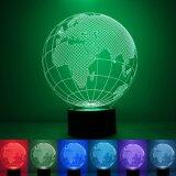 5V 3D Earth Globe Night Light 7 Colors Changing LED Table Lamp Xmas Gifts Decor