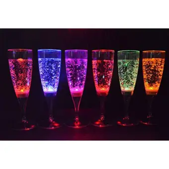 light up champagne glasses