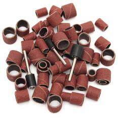 63pcs 80Grit Drum Sanding Kit Sand Mandrels 1/2 3/8 1/4