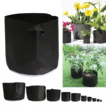 6pcs Lot 10 Gallon Gardening Grow Bags Aeration Pot With Handles