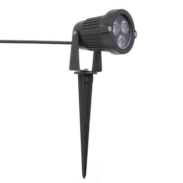6W LED Flood Spot Light With Rod For Path Landscape Garden IP65 AC 85-265V Pure White