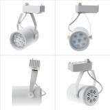 7W 2835 Led White Downlights Surface Mounted Ceiling Spot Light 360 Degree(White)