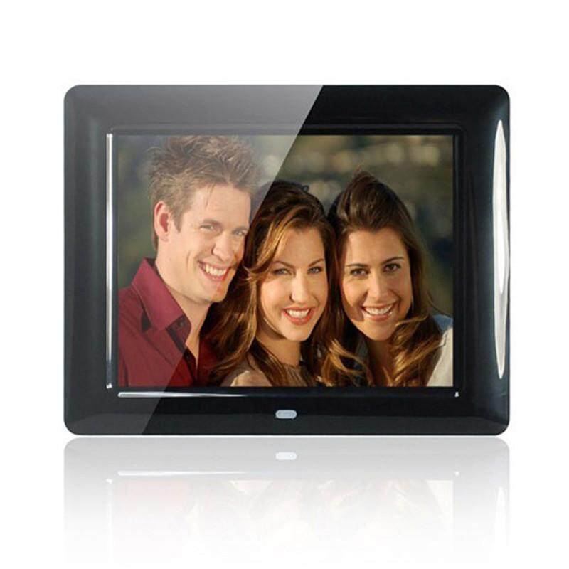 8 Inch TFT-LCD HD Digital Photo Movies Frame Alarm Clock MP3 4 Player+Remote New - intl