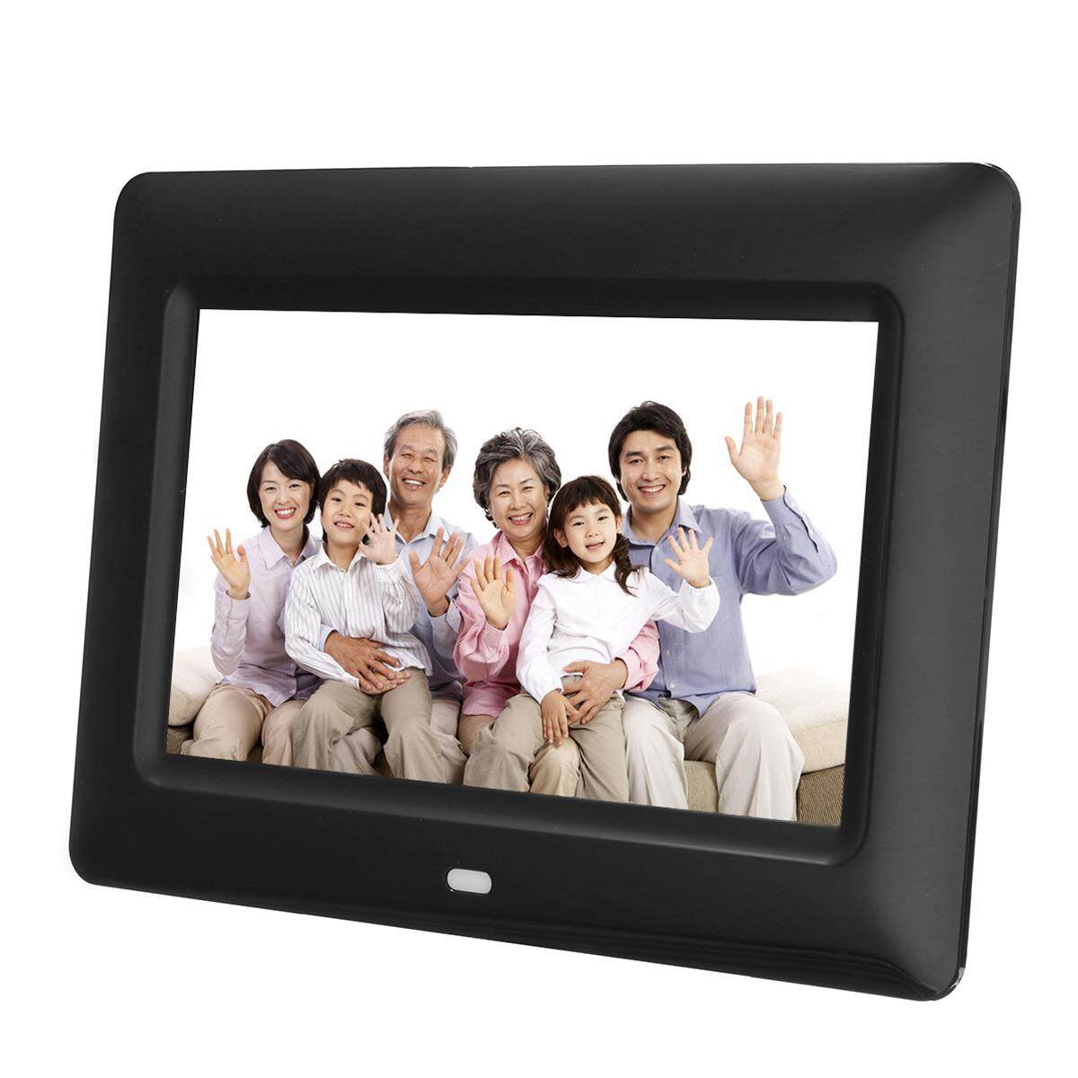 8’’ TFT LCD HD Digital Photo Audio Video Music Clock Frame Auto Player W/ Remote Black EU - intl