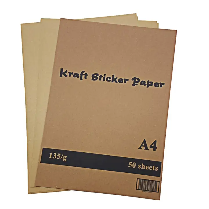 kraft sticker sheets