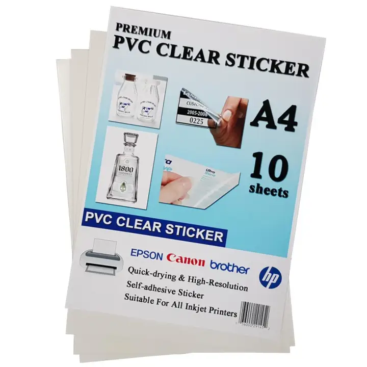 can inkjet printer print on sticker paper