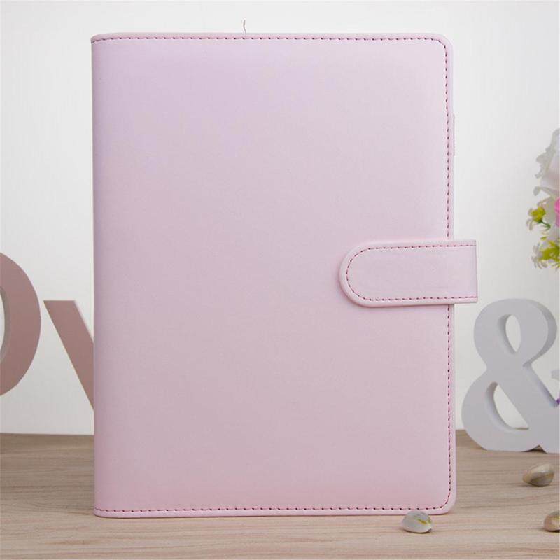 Mua A5 Cổ Điển Hàng Tuần Hàng Tháng Quy Hoạch Nhật Ký Rời-Lá-Nhẫn-Chất Kết Dính Xách Tay Cover # Xanh