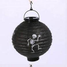 Acelit Halloween Paper Lantern Flash Light Garden Party Decor Decoration Pumpkin Ghost