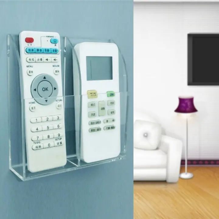 Acrylic Air Conditioner Remote Control Holder Case Storage Box