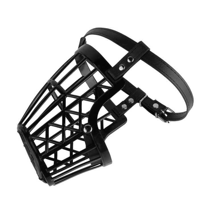 Adjustable Basket Mouth Muzzle Cover For Dog Training Bark Bite Chew Control