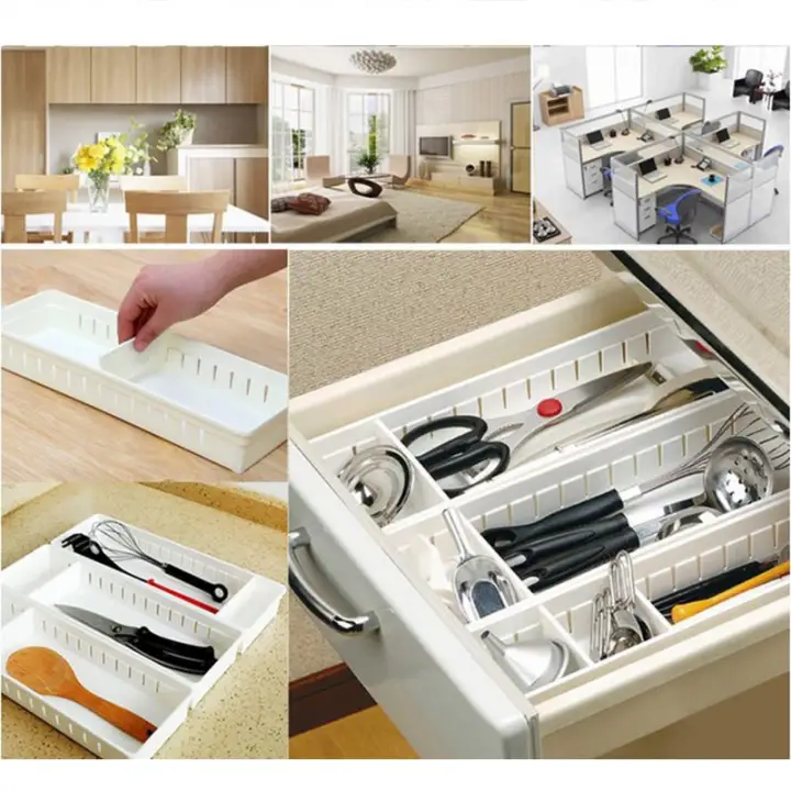 Sys Adjustable Diy Drawer Organizer Home Kitchen Board Divider