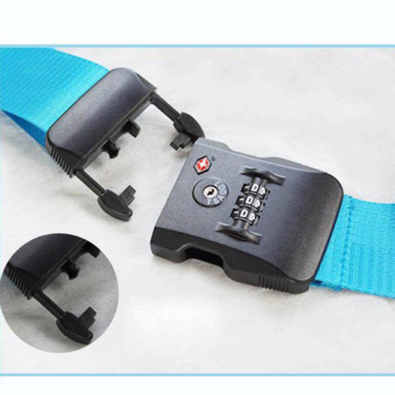 Adjustable Luggage Strap TSA Lock Travel Suitcase Packing Belt Security Straps - intl