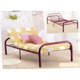 Adjule Single Bedframe Metal Bed 3 Feet Adjule Single Bedframe Metal Bed 3 Feet
