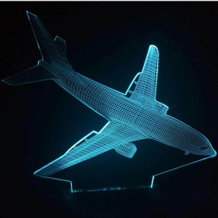 Night Light For Mini Lights S Brands Review In Air Plane 3d Night Light Remote Switch Usb 7 Color Aircraft Table Lamp Bedroom