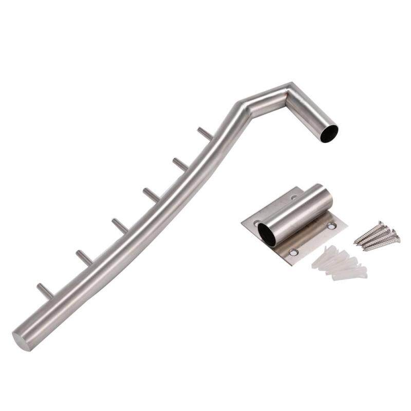 AKDSteel Clothes Hanger Rack Wall Mount Swing Arm , SUS 304 Stainless Steel