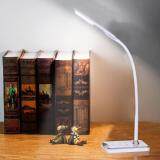 Crystalawaking ALLOYSEED 2 in 1 LED Desk Lamp with Android USB Port (White)