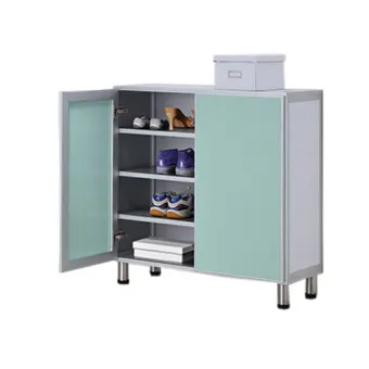 Aluminium Shoes Cabinet Green Door Panel Lazada