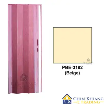Aman PBE-3182 Deluxe PVC Bathroom Kitchen Folding Door UV Surface ... Aman PBE-3182 Deluxe PVC Bathroom Kitchen Folding Door UV Surface ...
