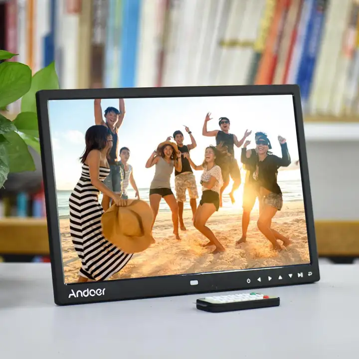 Andoer 15 Tft Led Digital Photo Frame Screen Desktop Al Display Andoer 15 Tft Led Digital Photo Frame Screen Desktop Al Display Image 1080p Mp4 Audio Txt Ebook Clock Calendar 1280 800 Hd With Infrared